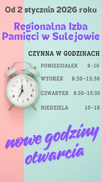 Nowe godziny pracy Regionalnej Izby Pamięci
