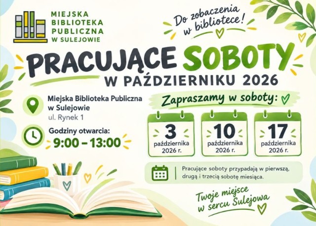 Książki nie znają weekendów, a my w październiku trochę bierzemy z nich przykład!